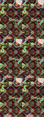 Düz Çiçek Elementleri Tasarımı. Kahverengi ve gri renkli çiçekler. Renkli Bahar Teması eskiz kalıbı. Raster illüstrasyonunda çiçek deseni çizimi.