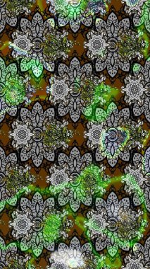 Egzotik çiçekler, gri ve yeşil renkler üzerine botanik ve parlak klasik doğa. Raster illüstrasyonu. Klasik tropikal doğal elementlerin suluboya seti.