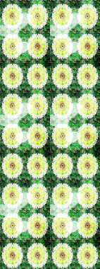 Raster illüstrasyonu. Tekstil veya kitap kapakları, imalat, duvar kağıtları, baskı, hediye paketi ve yapıştırma kitabı için çiçek eskizi geçmişi. Küçük ölçekli çiçeklerdeki basit sevimli desen.