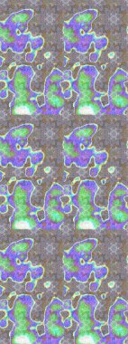 Düz Çiçek Elementleri Tasarımı. Raster illüstrasyonu. Çiçekli çiçek deseni, suluboya. Gri ve nötr renkte çiçekler. Renkli Bahar Teması çizim şablonu.