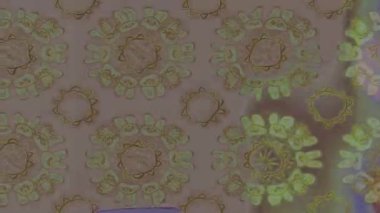 Renkli unsurlarla hareketli arka plan görüntüleri. Çiçekler. Eski model. Bayrak tarzı. Video kaydı. Şablon. Döngü. Kusursuz.. 