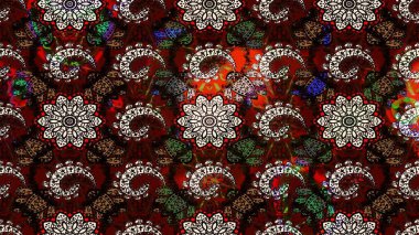 Manzaralı çiçek deseni. Sevgililer günü ve tebrik kartı konsepti için şık bir davetiye. Çiçek kompozisyonu, el boyası, hassas şablon. Üst görünüm, yumuşak siyah ve kahverengi renk.