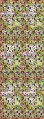 Tarafsız ve bej renklerde güzel çiçeklerle kusursuz desen, suluboya çiçek deseni, duvar kağıdı, kart veya kumaş için fayanslı. Raster..