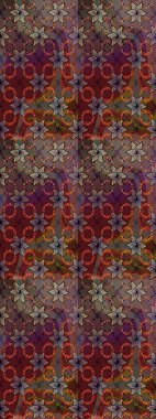 Moda baskıları için zarif bir şablon. Çiçekli bahar çiçekleri. Küçük renkli çiçekler. Küçük çiçekte güzel bir desen. Motley illüstrasyonu.