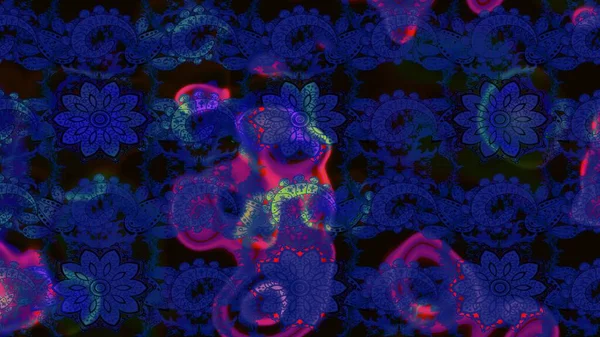 Desen, çizim, çiçek sınırı. Güzel, parlak, pürüzsüz kumaş, tuval. Raster illüstrasyonu. Kıvırcık, parlak örgü. Çiçek çelengi. Klasik eski arkaplan.