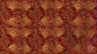 Renkli unsurlarla hareketli arka plan görüntüleri. Çiçekler. Eski model. Bayrak tarzı. Video kaydı. Şablon. Döngü. Kusursuz.. 