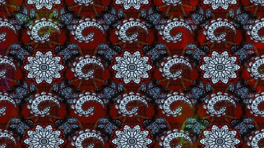 Raster - stok. Siyah ve nötr çiçekli eskiz deseni, suluboya çiçek deseni, şirin çiçek, duvar kağıdı, kart veya kumaş için fayanslı.