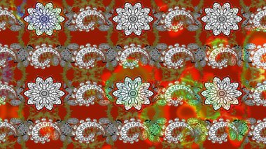 Kahverengi ve gri renkli çiçekler. Gömlek, arka plan modelini çiz. Tropik çiçekler.