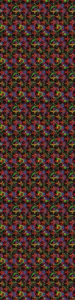 Raster illüstrasyonundaki çiçek desenli çizim. Düz Çiçek Elementleri Tasarımı. Renkli Bahar Teması eskiz kalıbı. Siyah ve kahverengi renkte çiçekler.