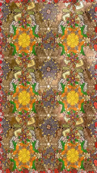 Güzel kumaş deseni. Güzel suluboya yaz çiçekleri deseni..