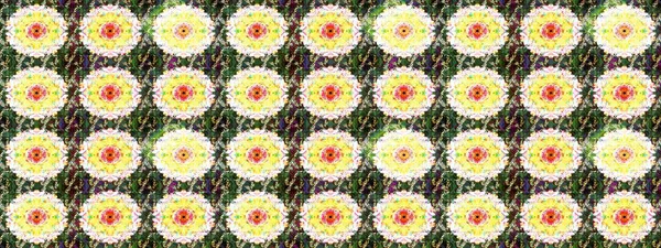 Hediye ambalaj kağıdı, tebrik kartları, posterler ve pankart tasarımı. Yeşil ve nötr renklerde çiçekler. Raster düz çiçek çizim deseni.