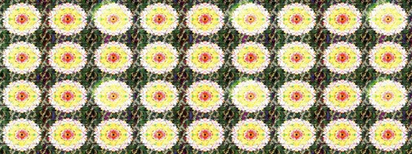 Düz Çiçek Elementleri Tasarımı. Renkli Bahar Temalı Kusursuz Arkaplan. Tarafsız ve yeşil renklerde çiçekler. Çiçeksiz desenli arka plan, yaz çiçekleri..