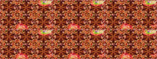 Düz Çiçek Elementleri Tasarımı. Raster illüstrasyonundaki çiçek desenli çizim. Renkli Bahar Teması eskiz kalıbı. Süslü kumaş deseni.