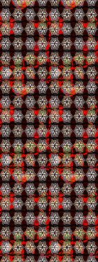 Küçük çiçekte güzel bir desen. Çiçekli bahar çiçekleri. Motley illüstrasyonu. Küçük renkli çiçekler. Moda baskıları için zarif bir şablon.