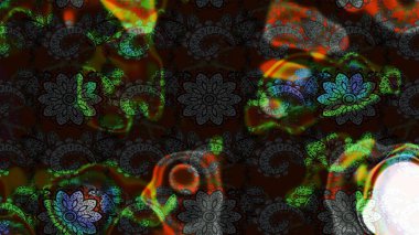 Moda baskıları için zarif bir şablon. Küçük çiçekte güzel bir desen. Çiçekli bahar çiçekleri. Motley illüstrasyonu. Küçük renkli çiçekler..