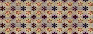 Birçok bej ve gri soyut çiçekli tropik, pürüzsüz desen. Varisoloğu bej ve gri rasterin pürüzsüz çizimi. Küçük çiçekte sevimli çiçek deseni var..