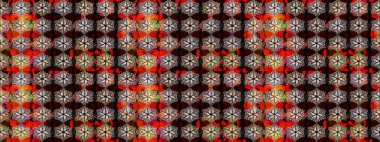 Sabıka fotoğraflarında, bebek kıyafetlerinde, duvar kâğıtlarında, paket kutularında falan kullanılabilir. Zarif, parlak ve pürüzsüz siyah ve kahverengi çiçek desenli tasarım.