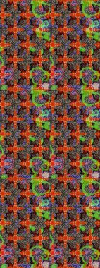 Düz Çiçek Elementleri Tasarımı. Raster illüstrasyonundaki çiçek desenli çizim. Bej ve kahverengi renkli çiçekler. Renkli Yaz Teması çizim şablonu.