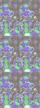 Çiçekli çiçek deseni, suluboya. Gri ve nötr renkte çiçekler. Renkli Bahar Teması eskiz kalıbı. Düz Çiçek Elementleri Tasarımı. Raster illüstrasyonu.