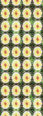 Güzel kumaş deseni. Bahar çiçekleriyle güzel bir çiçek deseni çizmişsin. Raster illüstrasyonu.