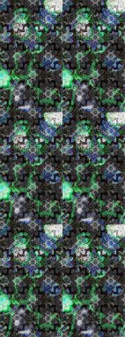 Çiçekler suluboya tarzında gri ve siyah renkte. Üzerinde gri ve siyah renkler olan çiçek deseni çiz..