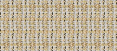 Süslü dekorasyon. Damask altın soyut çiçek Gri ve sarı renklerde kusursuz desen.