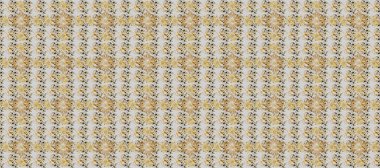 Süslü dekorasyon. Damask altın soyut çiçek Gri ve sarı renklerde kusursuz desen.