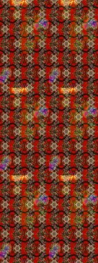 Çizgi çizimi kalıbı. Şirin çiçekler. Raster Moda kumaş deseni.