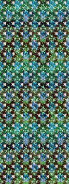 Çiçekler suluboya eskiz deseni. Raster Stili kumaş deseni.