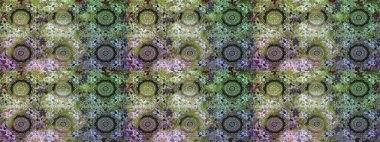 Kızılderili desenli desenli desenli şal deseni. Tekstil, tebrik kartı, boyama kitabı, telefon kılıfı baskısı için kullanılabilir. Raster Henna dövme stili. Etnik Mandala süsü.