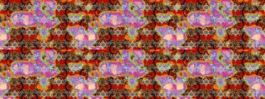 Flower eskiz arka planı. Şatafatlı bahar bahçesi dokusu. Raster illüstrasyonu. Çiçek deseni.