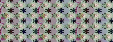 Indian ornament. Floral wallpaper. On gray and neutral colors. Raster illustration. Colorful ornamental border. Sketch pattern.