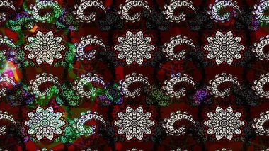 Çiçekli karalama şeklinde Raster çiçek deseni. Siyah ve kahverengi renkte çiçekler. Yumuşak, yaz çiçekli arka plan.