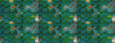 Moda baskısı. Dekorasyon ve tasarım için güzel bir desen. Ton halinde. Çiçeğin suluboya çizimlerinin mükemmel deseni. Suluboya desenli çiçek deseni.