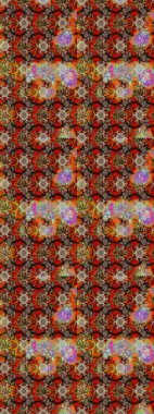 Renkli Bahar Teması eskiz kalıbı. Düz Çiçek Elementleri Tasarımı. Kahverengi ve bej renkli çiçek buketi suluboya. Raster illüstrasyonu.