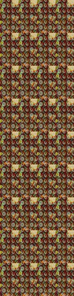 Küçük çiçekte güzel bir çiçek deseni var. Çiçekli çiçek deseni, suluboya. Raster deseni.