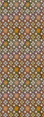 Tekstil, tebrik kartı, boyama kitabı, telefon kılıfı baskısı için kullanılabilir. Etnik Mandala süsü. Raster Henna dövme stili. Hint çiçekli desenli şal desenli..