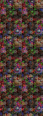 Küçük yabani çiçeklerdeki halk modelini çiz. Tekstil, duvar kâğıdı, kapaklar, yüzey, baskı, hediye paketi, hatıra defteri, dekupaj. Taşralı şıklığı. Liberty style millefleurs.