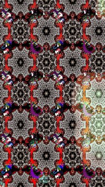 Sevimli çiçek raster deseni. Düz Çiçek Elementleri Tasarımı. Modaya uygun kumaş deseni. Renkli Yaz Teması çizim şablonu.