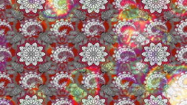 Nazik, sevimli çiçek arkaplanı. Gri ve nötr renkte çiçekler. Raster çiçek desenli ve çiçekli..