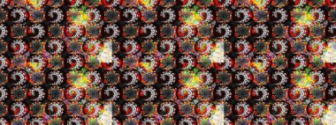 Flowers on black and gray colors. Colour Spring Theme sketch pattern Background. Sketch Floral Pattern in Raster illustration. Flat Flower Elements Design.