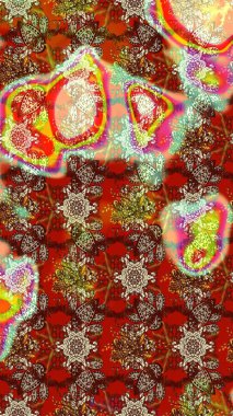 Raster - stok. Vadinin çiçekleri kahverengi ve kırmızı renklerde. Suluboya, elle çizilmiş. Taslak arkaplan deseni.