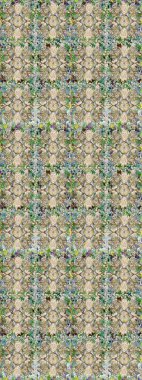 Raster suluboya çiçek deseni, narin çiçekler, nötr ve bej çiçekler, tebrik kartı şablonu. Güzel kumaş deseni.