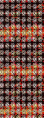 Siyah el çizimi desen. Sanat, çiçeklere ilham verir ve arka plan bırakır. Raster deseni. Karalama çiçekleri çizim deseni.