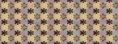 Raster deseni. Doğa. -bej ve gri çiçekler. Çiçek arkaplan. Çiçek kompozisyonu. Küçük çiçekte güzel bir desen var. Çiçek kolajı.