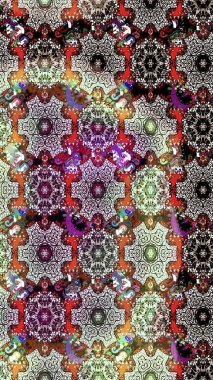 Suluboya, elle çizilmiş. Vadinin çiçekleri tarafsız ve siyah renklerde. Eskiz arkaplan modeli. Raster - stok.