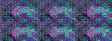 Raster deseni. Botanik çizim kalıbı. Suluboya etkisi. Organik elementler.