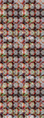 Raster illüstrasyonu. Küçük çiçekteki sevimli çiçek deseni. Güzel karalamalı çiçek desenli çizim. Güzel kumaş deseni.