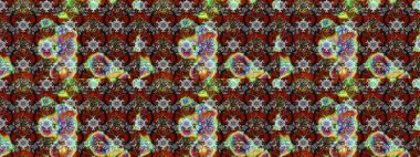 Çiçekli karalama şeklinde Raster çiçek deseni. Gri ve kahverengi renkli çiçekler. Nazikçe, güzel çiçek arkaplanı..