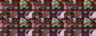 Raster illüstrasyonu. Kırmızı ve kahverengi renklerde. Taslak dekoratif arka plan, çiçek mandala. Çiçek..